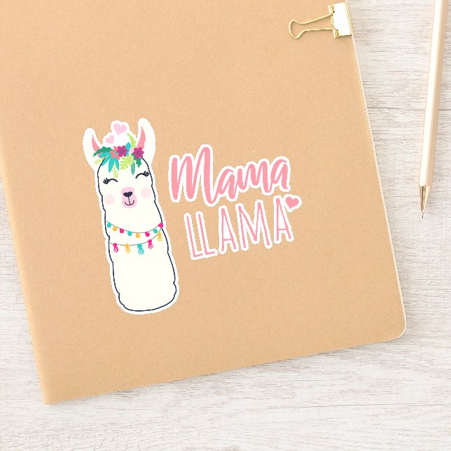 Pegatina Gracioso regalo de cumpleaños de Día de la Madre M (Cuaderno)
