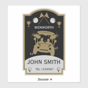 Pegatina Gracioso Regalo De Golf Para Principiantes