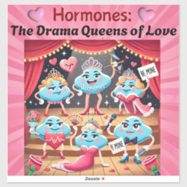 Pegatina Gracioso San Valentín