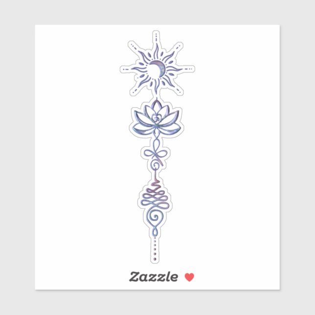 Pegatina Gradient Unalome Group  (Hoja)