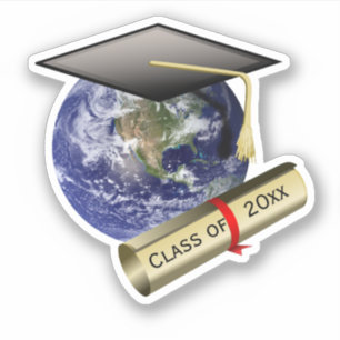 Pegatina Graduación de clase mundial