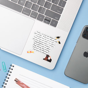 Pegatina Graduación - Diseño Universal para todas las edade