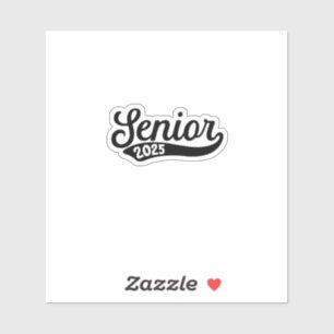 Pegatina Graduación Senior 2025 El último día de la escuela