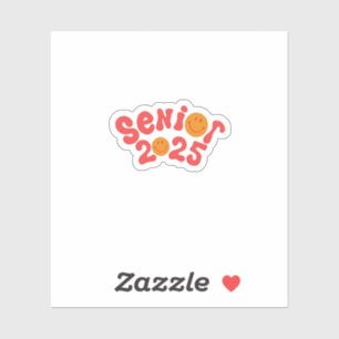 Pegatina Graduado de vacaciones de verano para graduados de