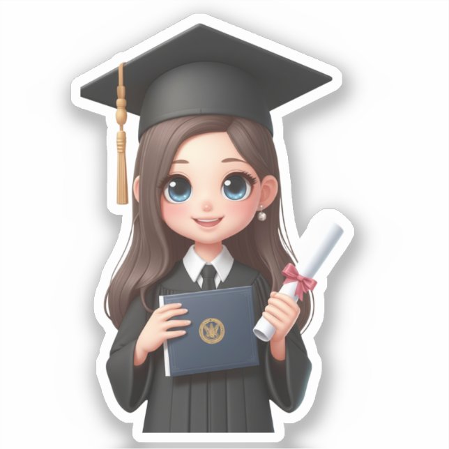 Pegatina “Graduate Manifestation Sticker – Inspire Success  (Anverso)