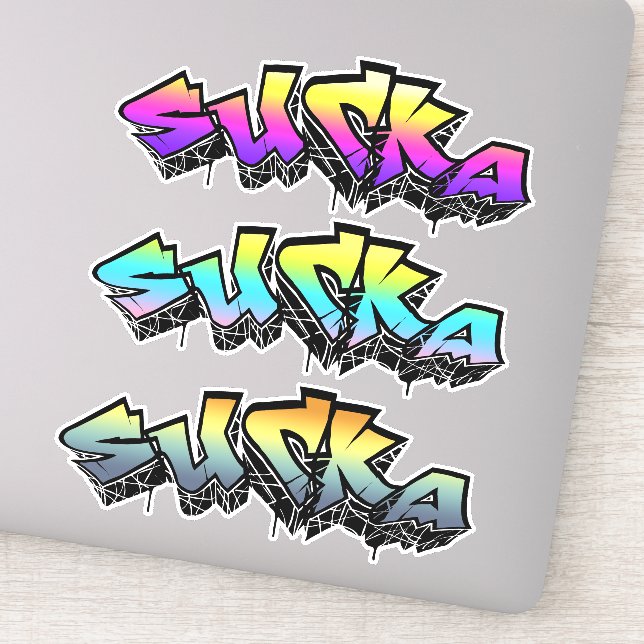 Pegatina Graffiti de Guay (Detalle)