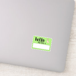 Pegatina Graffiti Hola mi nombre
