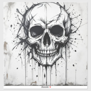 PEGATINA GRAFFITI STYLE SKULL