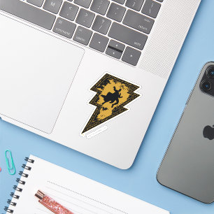 Pegatina Gráfica de perno Lightning de Black Adam con probl