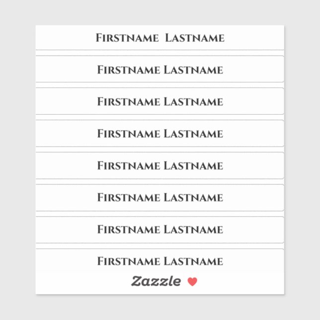 Pegatina Gráfico de asientos Añadir nombres (Hoja)