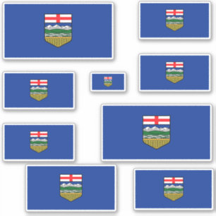 Pegatina Gráfico de Banderas de Alberta