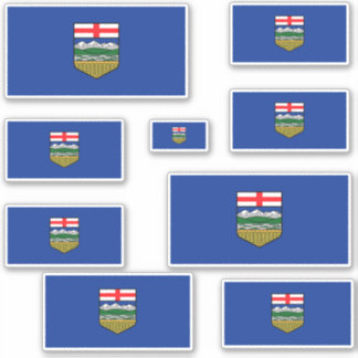 Pegatina Gráfico de Banderas de Alberta