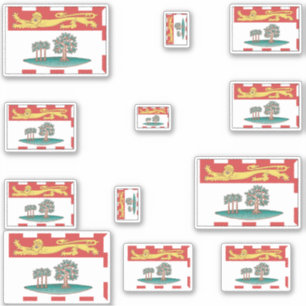 Pegatina Gráfico de Banderas de la Isla del Príncipe Eduard