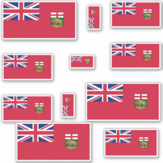 Pegatina Gráfico de Banderas de Manitoba