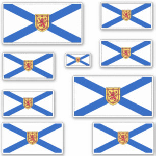 Pegatina Gráfico de banderas de Nueva Escocia