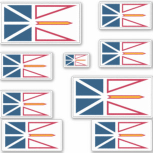Pegatina Gráfico de Banderas de Terranova
