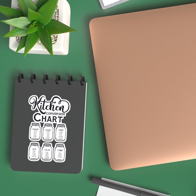 Pegatina Gráfico de conversión de cocinas (Subido por el creador)