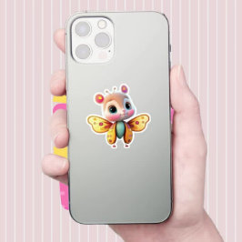 Pegatina Gráfico de Personalizado de mariposa Chica único l