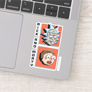 Pegatina Gráfico de Pixelverse Rick y Morty Panel