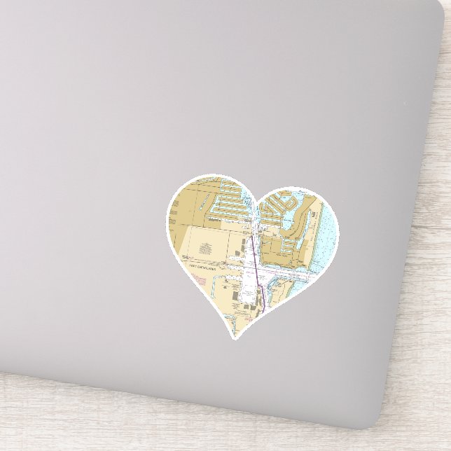 Pegatina Gráfico de Port Everglades Florida (Detalle)