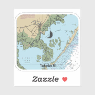 Pegatina Gráfico de Tuckerton NJ