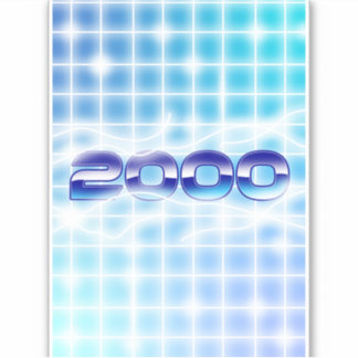 Pegatina Gráfico del año 2000