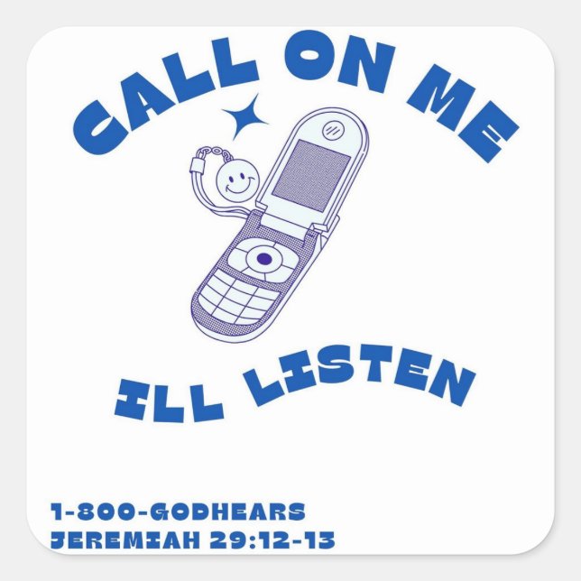 Pegatina gráfico/Dios/Rezo/Fe/Regalo/Alentamiento (Anverso)