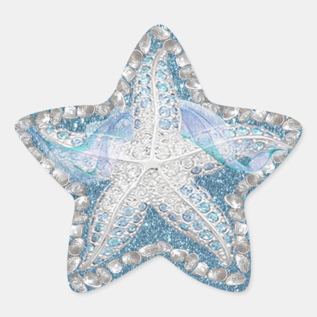 Pegatina gráfico Starfish Gem (Anverso)