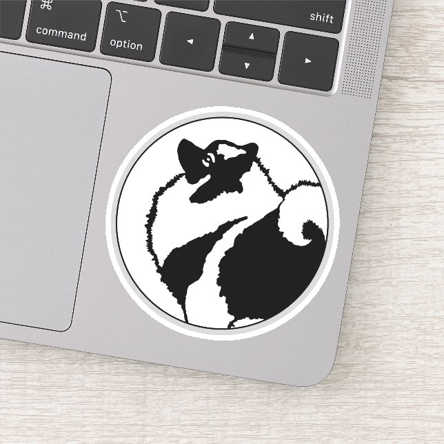 Pegatina Gráficos de Keeshond - Arte de perro original lind (Detalle)