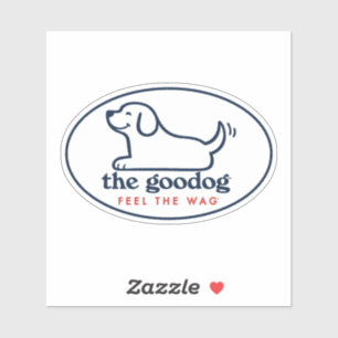 Pegatina Gráficos minimalistas de perro lindo