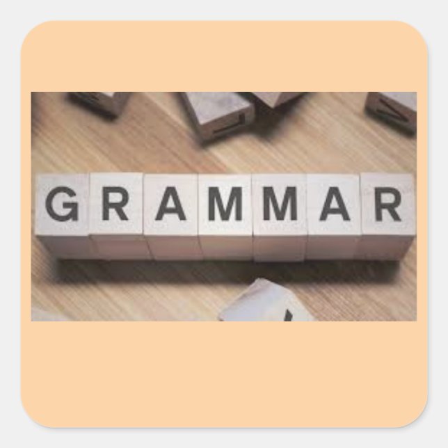 Pegatina Grammar Tiles (Anverso)