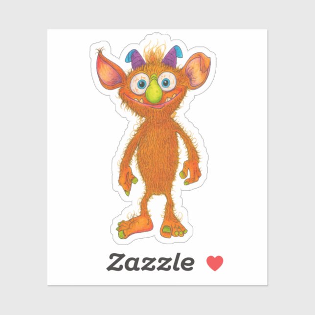 Pegatina Grampa Troll (Hoja)