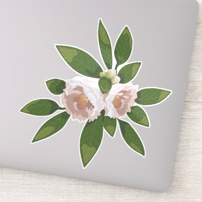 Pegatina Gran Bloom Camellia Charm (Detalle)