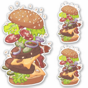 Pegatina Gran Burger