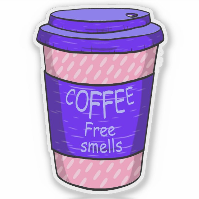 Pegatina Gran Copa De Café X (Anverso)