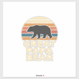 Pegatina Gran diseño vectorial retro vintage de puesta de s