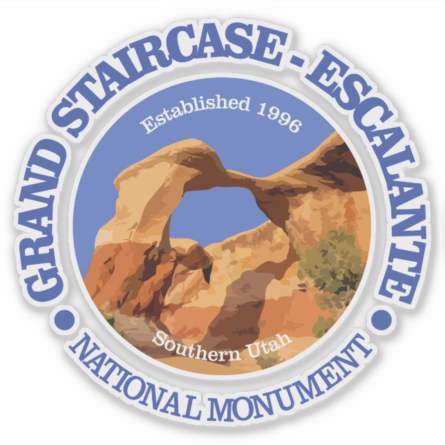 Pegatina Gran Escalera - Escalante NM (Anverso)