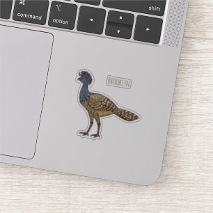 Pegatina Gran ilustracion de personalizado de aves de curac