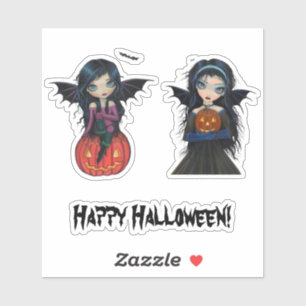 Pegatina Gran Ojo Vampiro Calabaza de Halloween Molly Harri