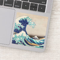 Gran Ola de Hokusai en Kanagawa. Arte japonés vint