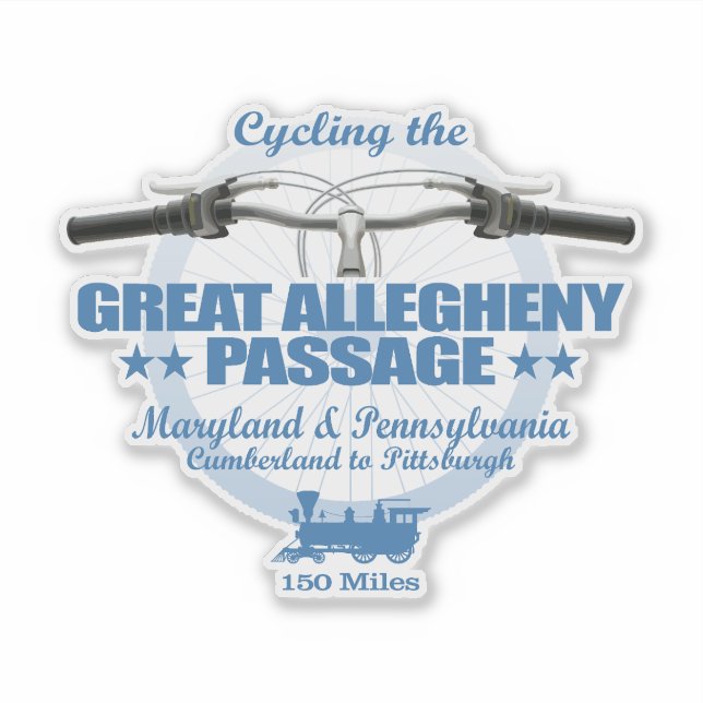 Pegatina Gran pasaje de Allegheny (H2) (Anverso)