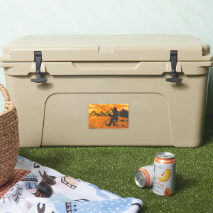 Pegatina Gran Paseos Pescados Pescado Pescado Sunset Lake