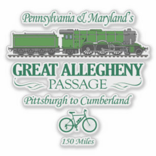 Pegatina Gran paso de Allegheny (RT2)