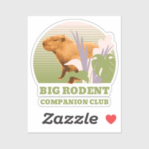 Pegatina Gran Rodent Companion Club Capybara
