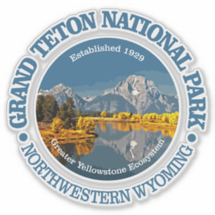 Pegatina Grand Teton NP