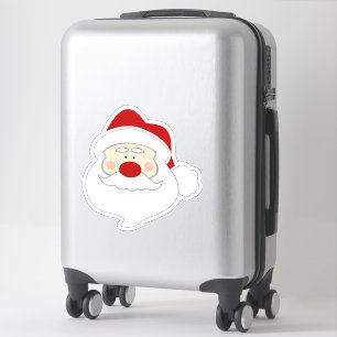 Pegatina grande de Papá Noel