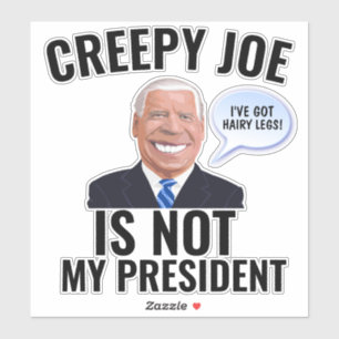 PEGATINA GRANDES DECALES DE CREEPY JOE BIDEN