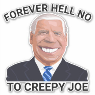 PEGATINA GRANDES DECALES DE CREEPY JOE BIDEN