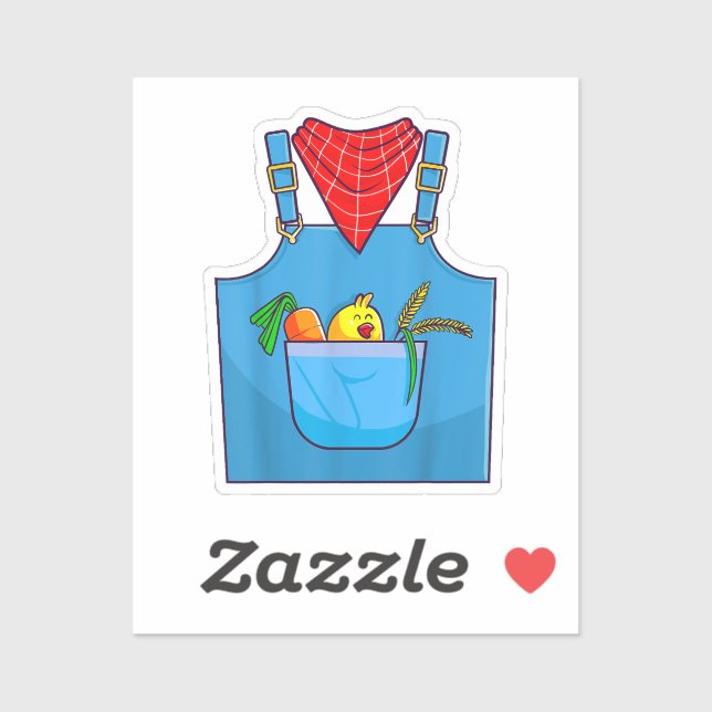 Pegatina Granja de maíz simple (Hoja)