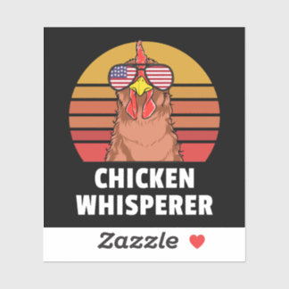 Pegatina Granjero de pollo en Whisperer